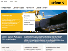 Tablet Screenshot of cellere.ch